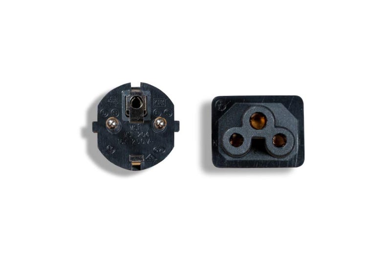 Cablelera ZADA41SA-06 European Notebook Cord Plug to IEC320 C5 6' 18 AWG 250V Power Cable - Image 2